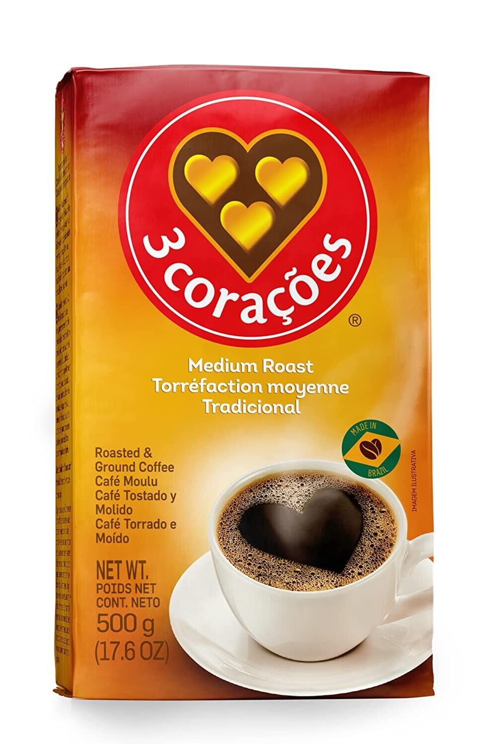 <tc>Coffee 3 Coracoes Traditional 500g</tc>