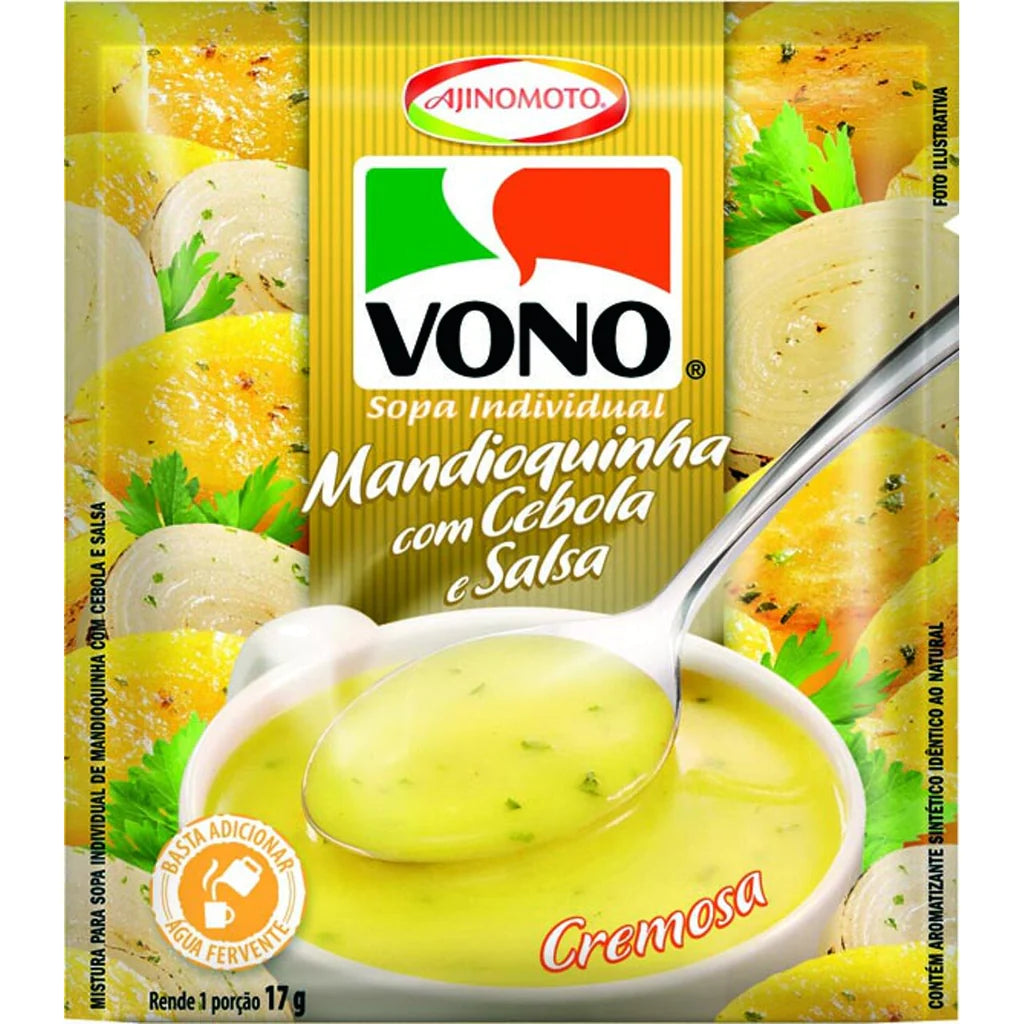 Sopa de mandioquinha com cebola e salsa individual VONO 17g