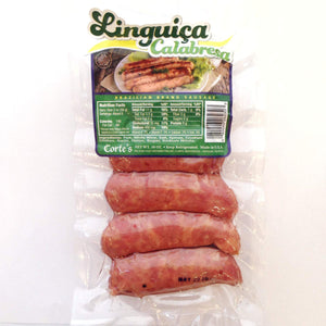 <tc>Brazilian Sausage calabreza Cortes 14oz</tc>